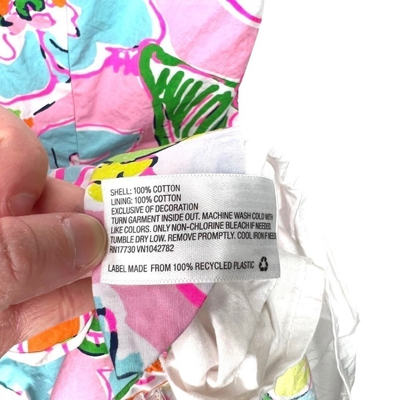 Lilly Pulitzer For Target Nosey Posey Vibrant Floral Preppy Shift Dress Size 8 - Picture 9 of 16